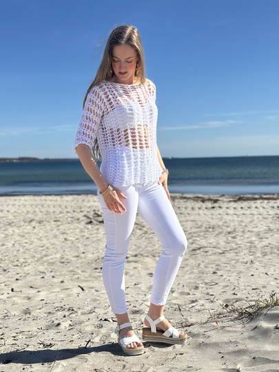 2-Bobbel-Sexy-Häkelkleid / Häkelpulli