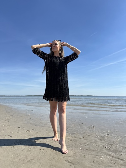 2-Bobbel-Sexy-Häkelkleid / Häkelpulli