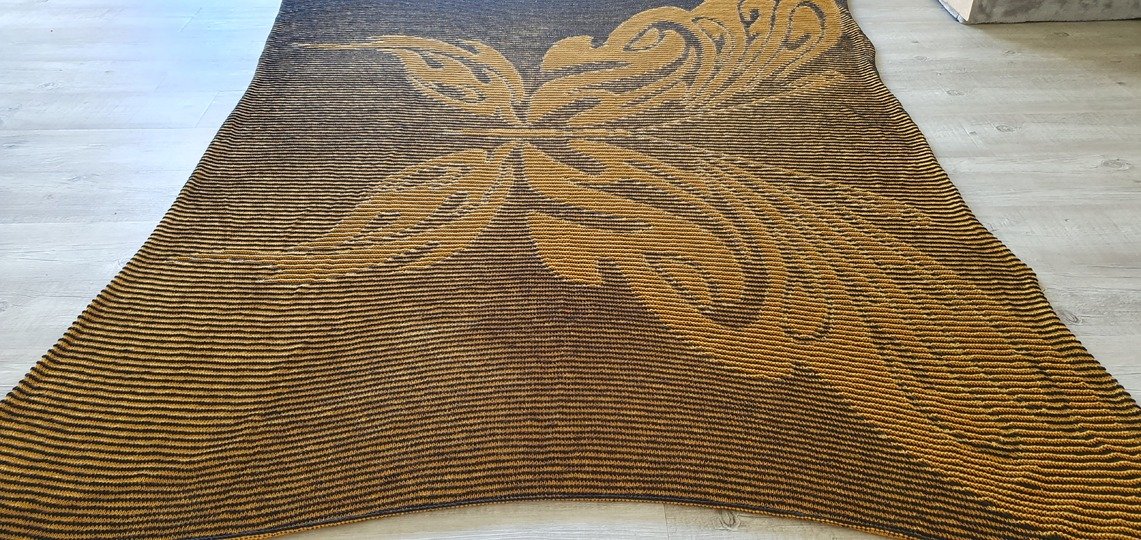 Butterfly, Shadow Knitting, Illusion Knitting, Motif Blanket