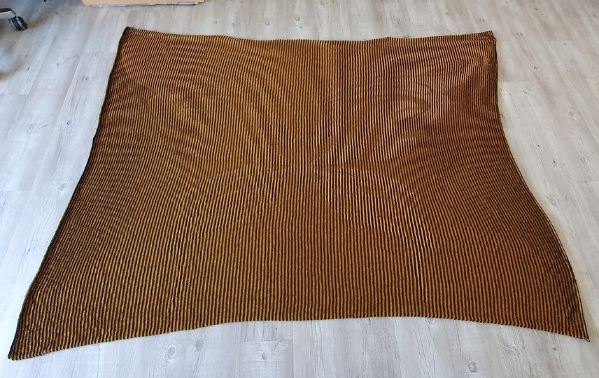 Schmetterling, Schattenstricken, Illusionsstricken, Motivdecke