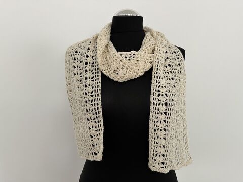 Häkelanleitung - Sommerschal "Ljeto"