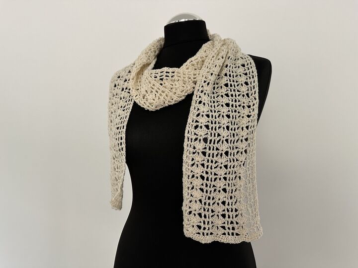 Häkelanleitung - Sommerschal "Ljeto"