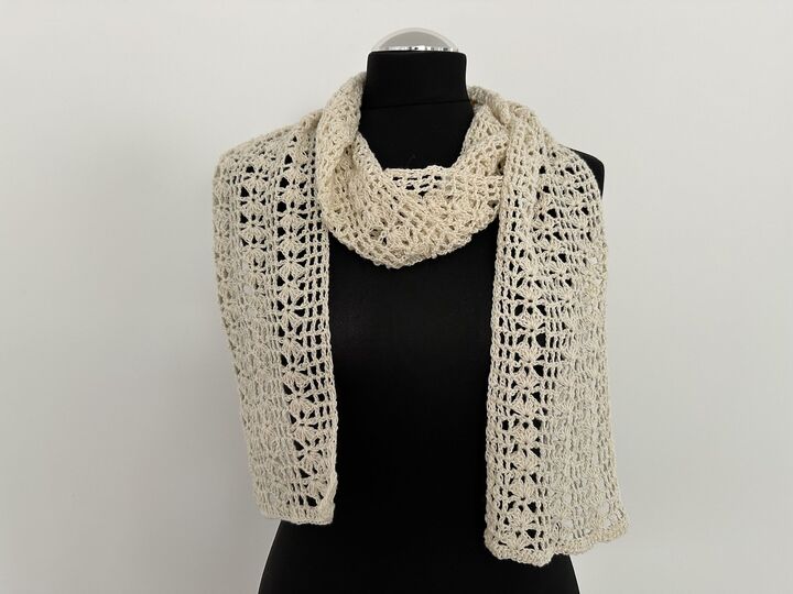 Häkelanleitung - Sommerschal "Ljeto"