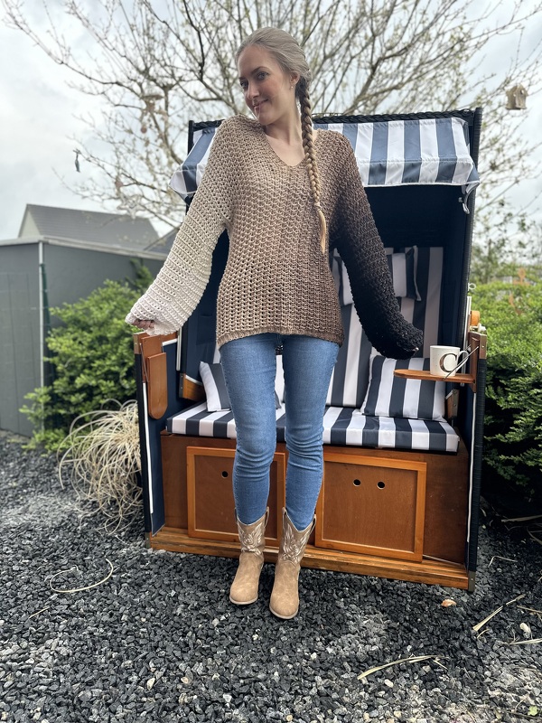 1-Bobbel-Coffee-Häkelpulli - Bild 8