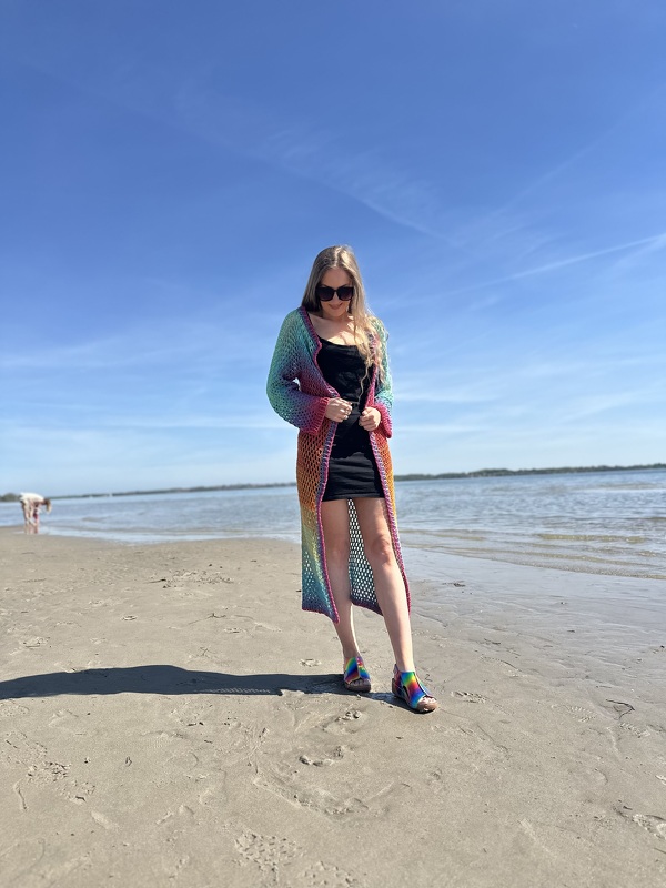 1-Bobbel-Hippie-Häkeljacke „Zabi“ - Bild 8