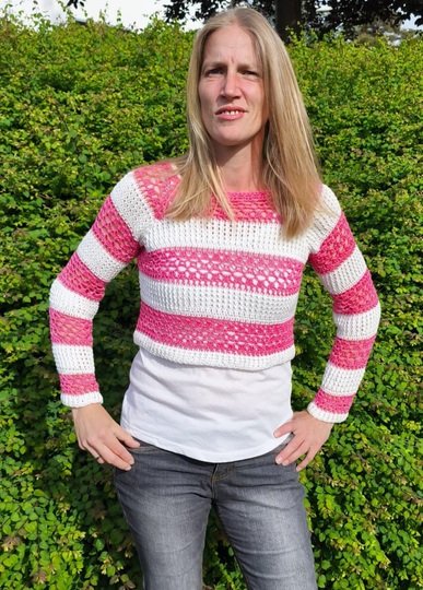 Häkelanleitung Pullover Jacke Pero