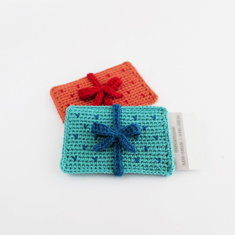Häkelanleitung Gutscheinverpackung Geschenk