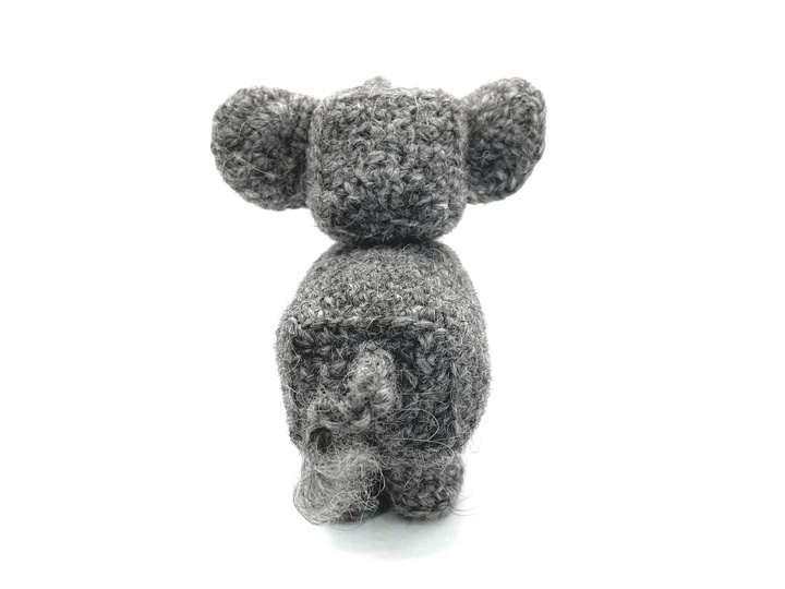 Amigurumi Elephant Crochet PDF Pattern – Tiny the Elephant (12 cm)
