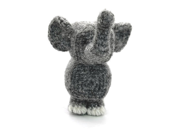 Amigurumi Elephant Crochet PDF Pattern – Tiny the Elephant (12 cm)
