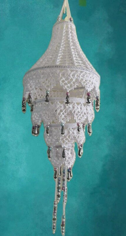 Häkelanleitung Lampion "boho chic" - Bild 2