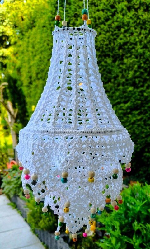 Häkelanleitung Lampion "boho chic" - Bild 21