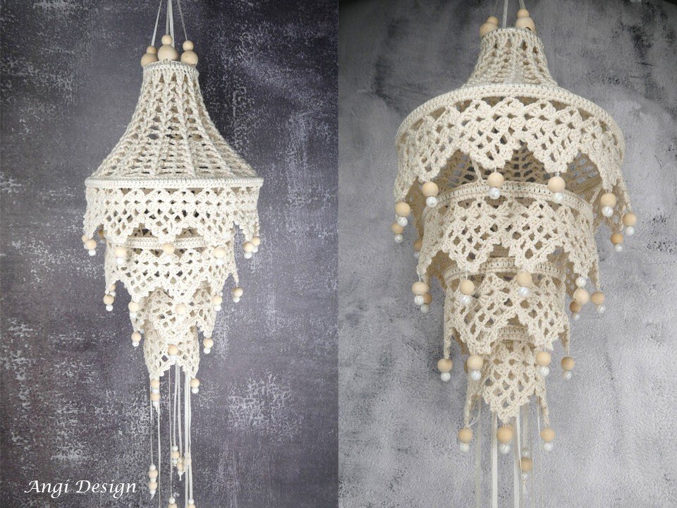 Häkelanleitung Lampion "boho chic" - Bild 23
