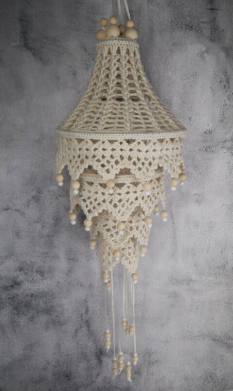 Häkelanleitung Lampion "boho chic" - Bild 3