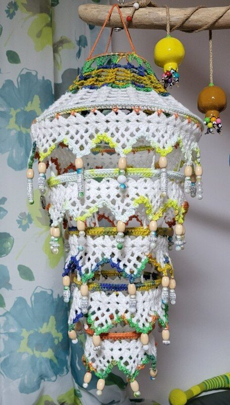 Häkelanleitung Lampion "boho chic" - Bild 15
