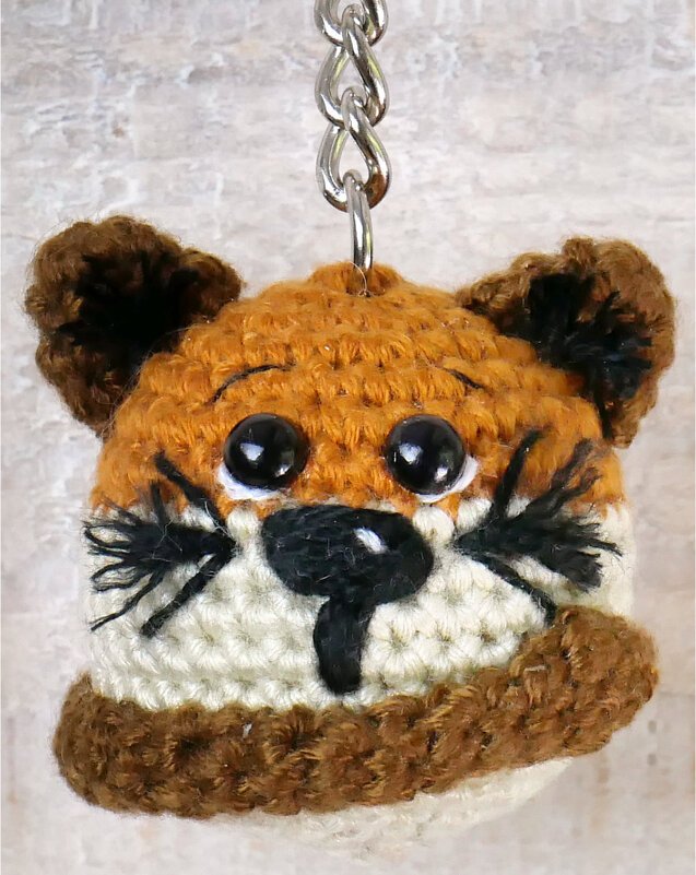 Häkelanleitung Schlüsselanhänger Kugel-Kätzchen - Bild 3