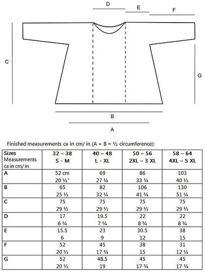 Jamaila - Tunic, Vest, Cardigan - Sizes 32 - 64 / S - 5XL