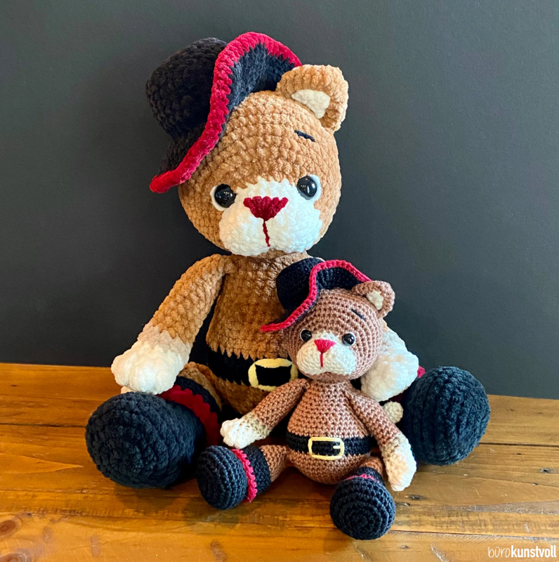 PDF Crochet pattern GER/ENG for "Loki the cat", Design by @buerokunstvoll - Image 8