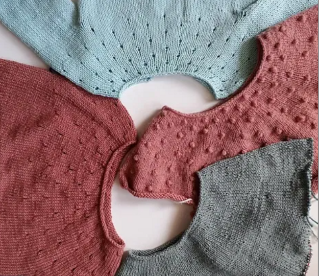 Knitting pattern, Lihan sweater KIDS, 0m-13y