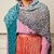 ASYMMETRISCHES TUCH FIRST DATE, gestrickt