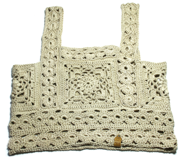 Häkelmuster -Sommer Top Granny squares Schritt für Schritt Anleitung