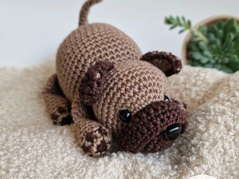 Bulldogge Betty Häkelanleitung