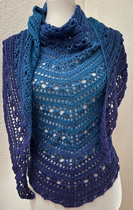 flaches Dreieckstuch - Agave - Bild 4