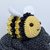Beaded Fidget Bee Crochet Pattern, Amigurumi Bumblebee, Honeybee Fidget Toy