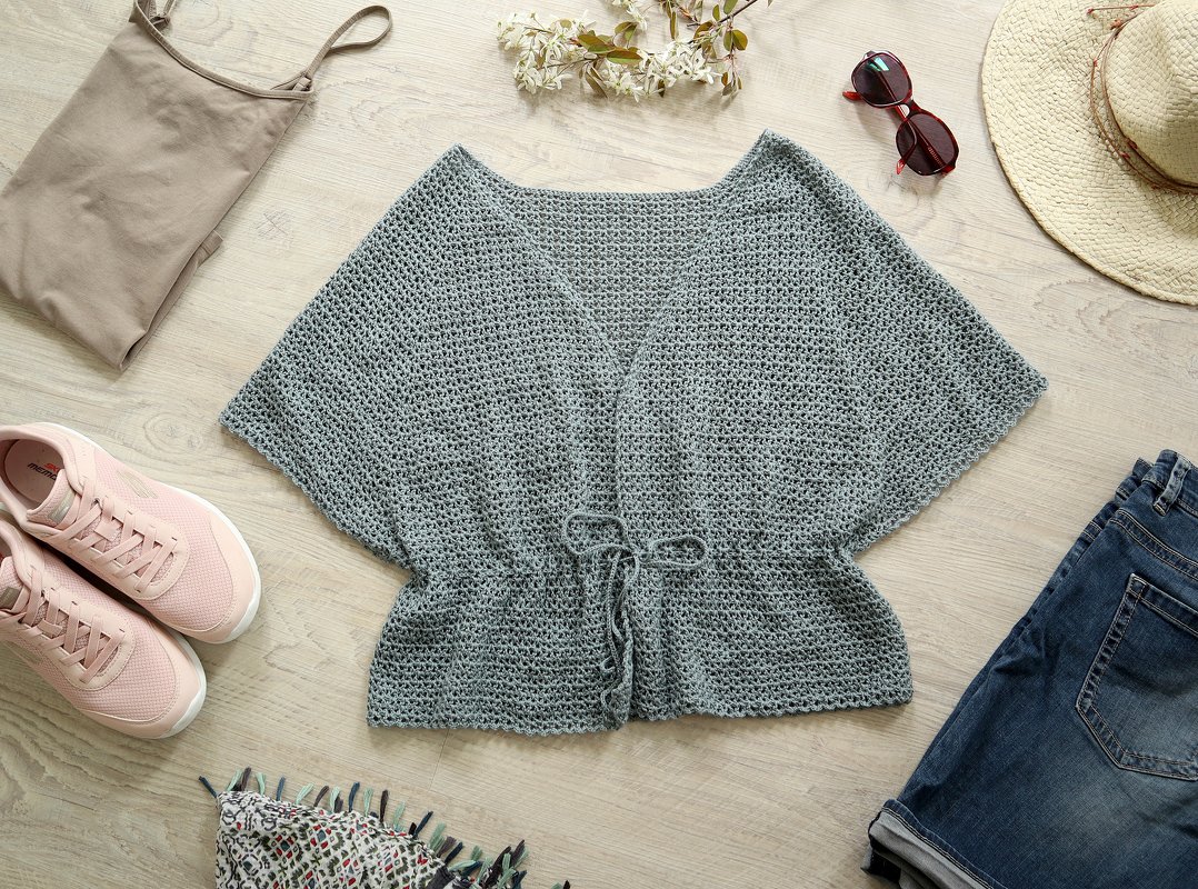 Cardigan, Jacket „Emma“ – Crochet Top Down - Image 2