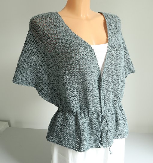 Cardigan, kurze Jacke „Emma“ – Raglan von oben (RVO)