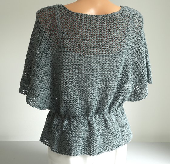 Cardigan, kurze Jacke „Emma“ – Raglan von oben (RVO)