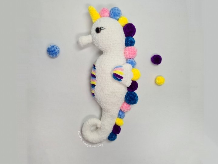 Crochet Pattern Amigurumi "Amelia, the Magical Seahorse"
