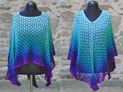 Tricornia Poncho, dreieckiger Poncho