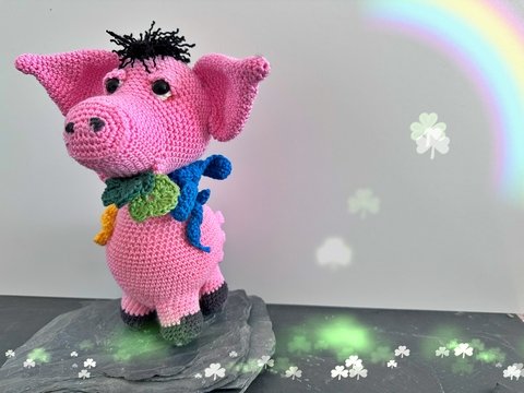 Häkelanleitung für das Schweinchen Louis