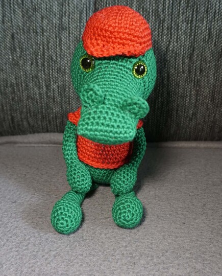 Häkelanleitung für das Krokodil Croco