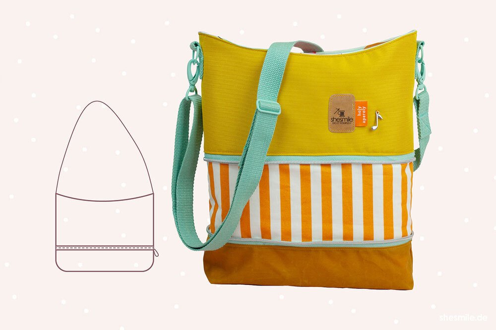 Handtasche "ZipKram" (Nähanleitung und Schnittmuster)