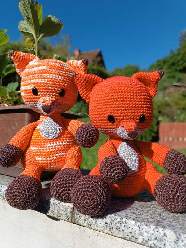 Kuschel Fuchs, mini - Häkelanleitung - Bild 2