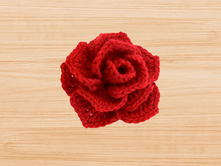 Crochet 3D Flower Pattern