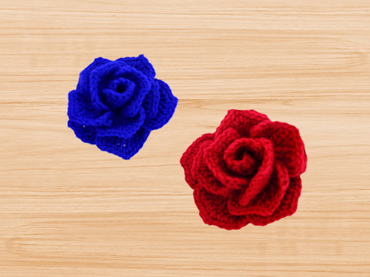 Crochet 3D Flower Pattern