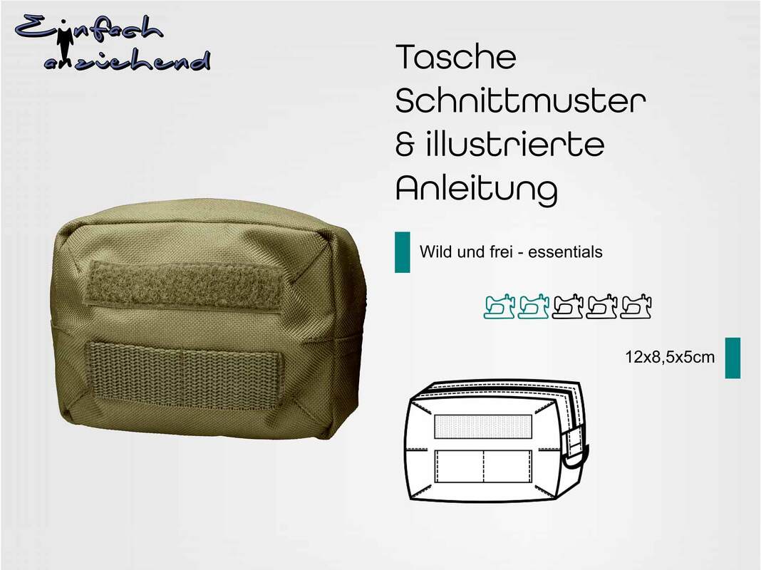 Schnittmuster Tasche - Wild und frei essentials