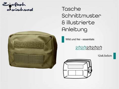 Schnittmuster Tasche - Wild und frei daily