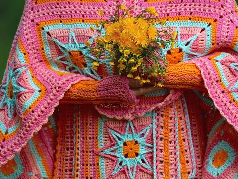 Häkel Anleitung Granny Decke Aura Ville