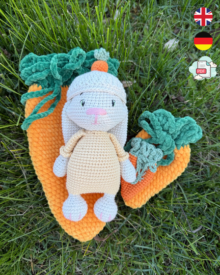 Hoppsi - der Osterhase | PDF Anleitung | Amigurumi Hase | Kaninchen häkeln