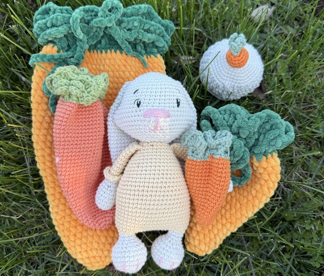 Hoppsi - der Osterhase | PDF Anleitung | Amigurumi Hase | Kaninchen häkeln