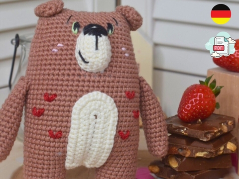 Schoki - der Bär | Häkelanleitung