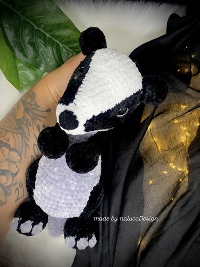 PDF Anleitung Deutsch Häkelanleitung Dachs Amigurumi