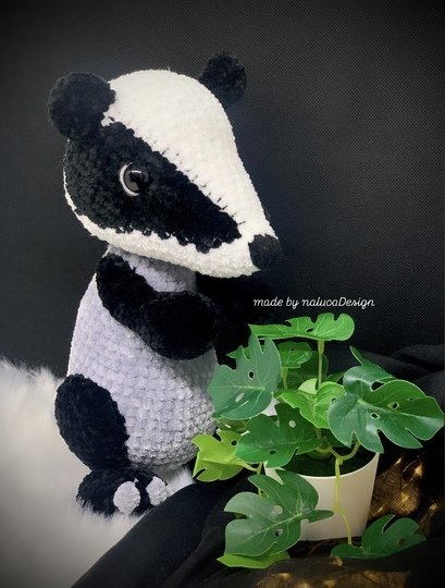 PDF Anleitung Deutsch Häkelanleitung Dachs Amigurumi