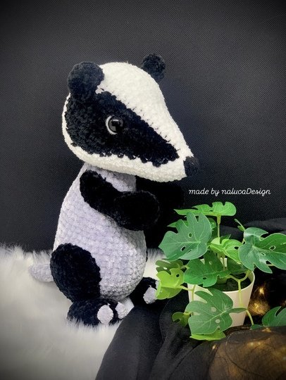 PDF Anleitung Deutsch Häkelanleitung Dachs Amigurumi
