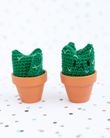Crochet Cactus Cat – the purr-fect cat for cactus lovers | Amigurumi PDF Pa