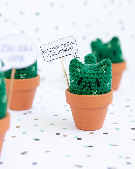 Crochet Cactus Cat – the purr-fect cat for cactus lovers | Amigurumi PDF Pa