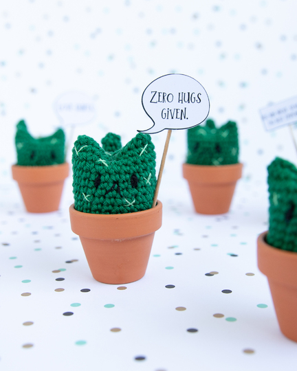 Crochet Cactus Cat – the purr-fect cat for cactus lovers | Amigurumi PDF Pa